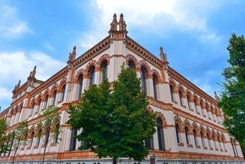 Obraz premium Fassade des Museo Civico di Storia Naturale di Milano (Naturhistorisches Museum Mailand)