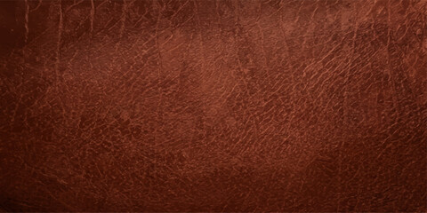 Fototapeta premium A textured close-up showcases the rich, inviting warmth of a distressed, brown leather. for background, web, ui, branding, design
