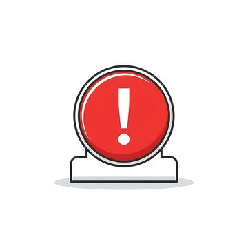 Warning sign icon exclamation mark.
