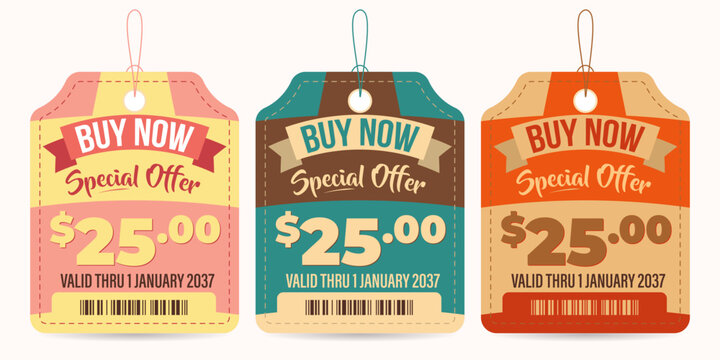 Price Tag Special Offer Template Set and Sale Labels