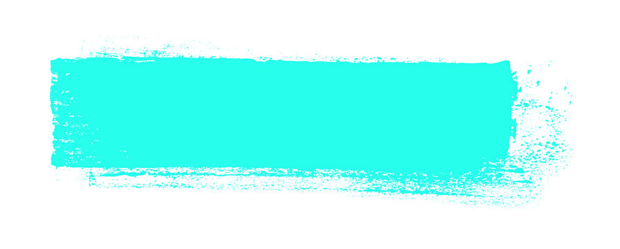 Banner mit grunge Farbe in t&uuml;rkis mit Platz f&uuml;r Text