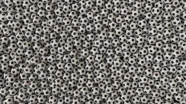 Animated Soccer Football spiral full screen transition
