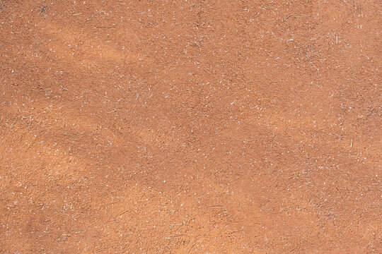 Clay wall texture showing natural adobe material surface