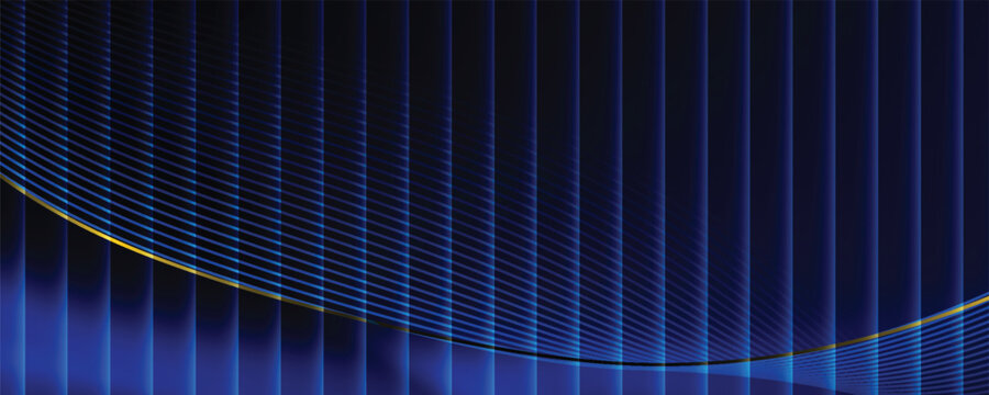 blue background design With luxurious effect elements Vector illustration