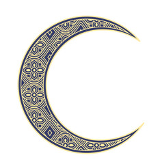 Decorative crescent moon © JoyImage
