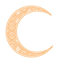 Decorative crescent moon © JoyImage