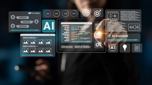 AI assistant with chatbot windows, code editor, and performance analytics for intelligent automation and development Parse