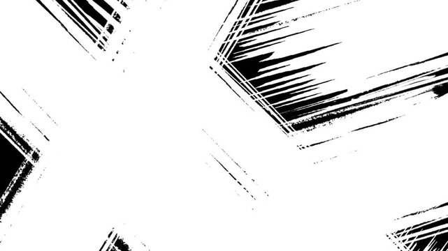 Brush transition animation for video transitions, Paint Brush Stroke Transition background, Transition backgrounds with brush stroke, animation of paint splash. 