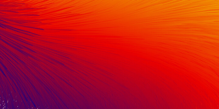 The abstract vector background composed of color gradient lines