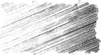 Fototapeta premium Black diagonal brush strokes with textured dots on white background abstract