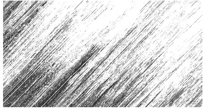 Black and white diagonal distressed lines texture background with grunge effect