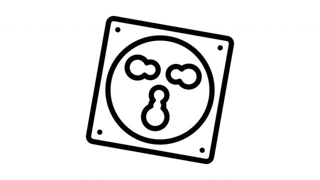 socket minimalist stroke animation