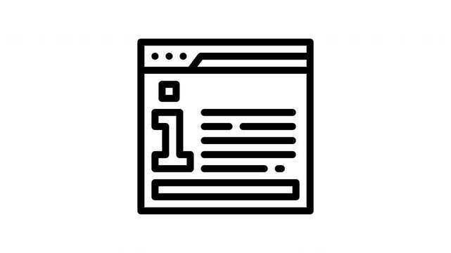faq minimalist stroke animation