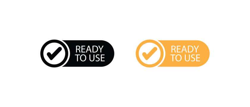 Ready to use checkmark buttons icons