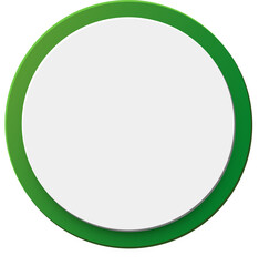 Fototapeta premium Green Circle Frame