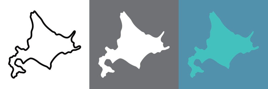 北海道のシンプルなアイコン
