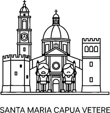 Santa Maria Capua Vetere Historic Cathedral and Architecture