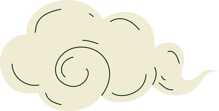 Traditional Chinese auspicious cloud