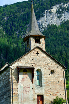 Kirche St. Martin in Zillis (Graub&uuml;nden, Schweiz)