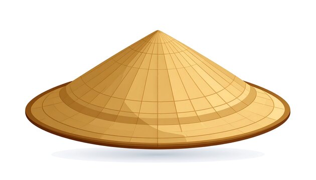Asian conical hat.
