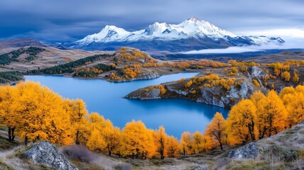 Fototapeta premium Majestic Outdoors Nature Picturesque Mountains Valley Scenery