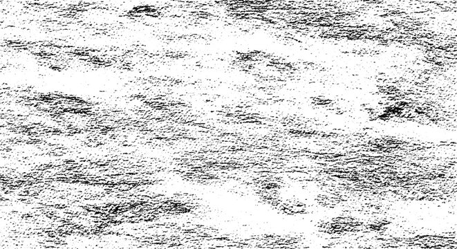 Textured abstract surface with rough bumpy details and scattered dark speckles on white background