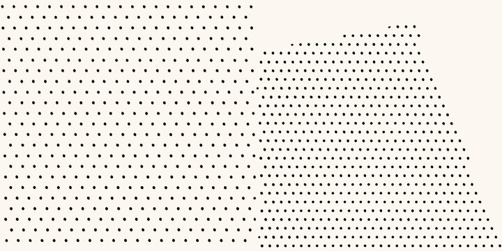 dot grid pattern with irregular shapes minimalist vector illustration