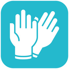 Obraz premium Medical Gloves Icon