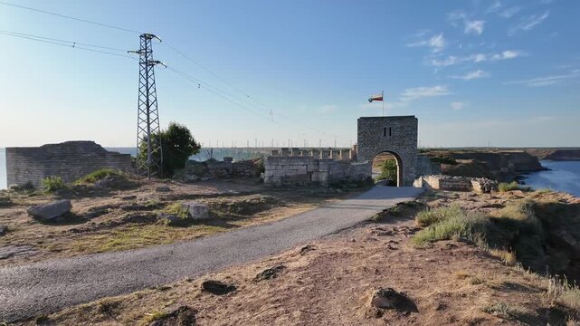 Ancient ruins at Kaliakra cape, Dobrich Region, Bulgaria