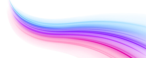 Futuristic traffic light trails glow in motion blur. Neon energy waves create depth effect. Abstract streaks form PNG vector art. © kleinstock