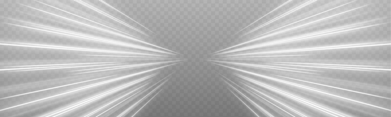 White swirling vortex forms high speed motion corridor. Curved energy lines simulate storm-like snow flow. Transparent background highlights dynamic depth. © kleinstock