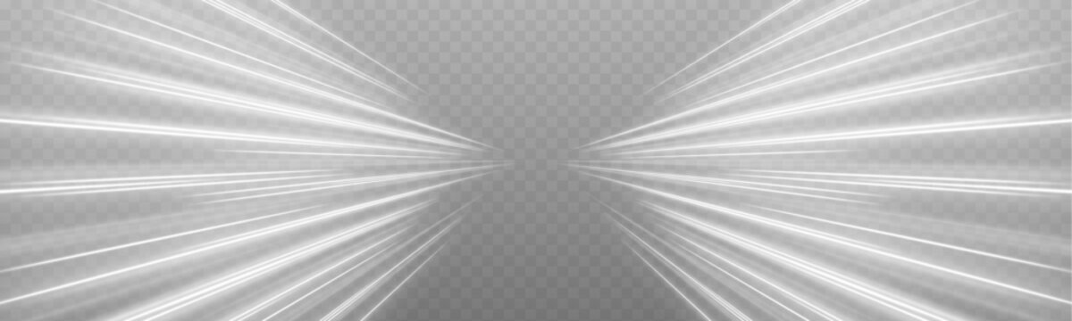 White swirling vortex forms high speed motion corridor. Curved energy lines simulate storm-like snow flow. Transparent background highlights dynamic depth.