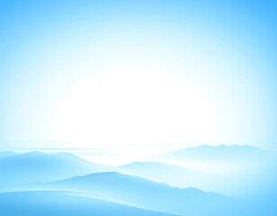 Obraz premium Blue Mountain Sunrise.