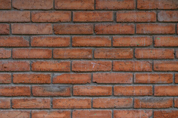 Fototapeta premium Red Brick Wall as Background