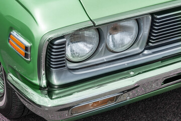 古い自動車のヘッドライト　Headlight of the old car © norikko