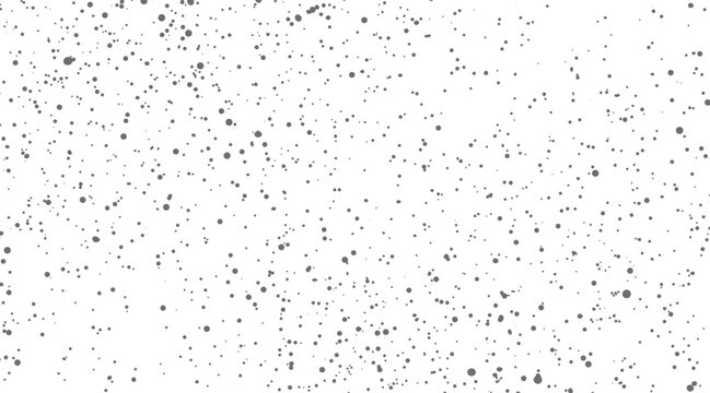 Scattered gray dots of varying sizes on a white background creating a speckled texture pattern