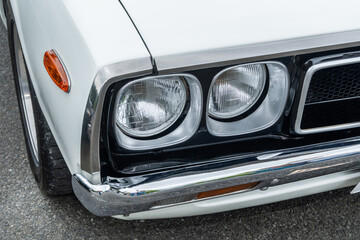古い自動車のヘッドライト　Headlight of the old car © norikko