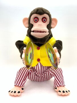 monkey wind-up toy collection