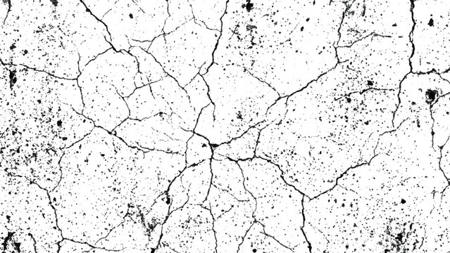 Cracked earth surface with dry mud and sand texture pattern natural ground
