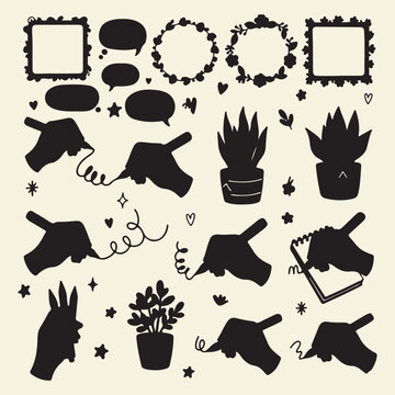 Comic speech bubbles, thought cloud collection, cartoon dialogue icons, graphic novel elements, message balloon set, expressive cloud shapes, pop art communication graphics
