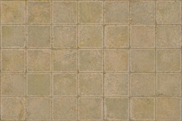 Fototapeta premium Vintage tile texture with decorative pattern and aged surface. Ideal for backgrounds, architectural visuals, and classic interior design projects.