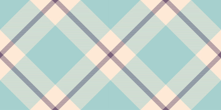Mexico vector check plaid, 70s background textile fabric. Real texture pattern seamless tartan in light and antique white colors.