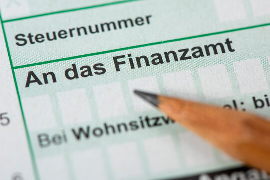 Steuererkl&auml;rung f&uuml;r Finanzamt mit Formular