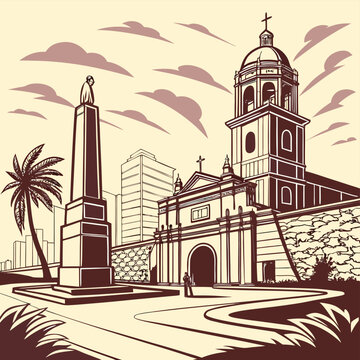 Manila Skyline Print | Pearl of the Orient Silhouette Poster Art