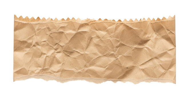 Close-up texture of crumpled brown paper with subtle creases