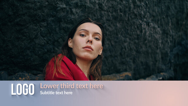 Broadcast Text Shadow Lower Third 1 &ndash; Dynamic Typography Shadow Animation, Titles, Lower Thirds, Logo, Transitions and Promo Elements for TV and Media