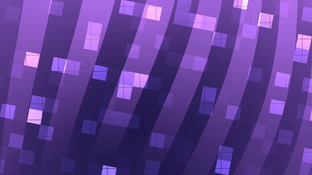 purple gradient background with geometric square elements and layered shapes. Modern digital technology backdrop suitable for business, fintech, presentations, UI design, and creative projects.
