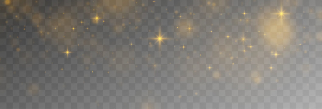 Soft glowing golden dust with elegant streaks and luminous shine. Gentle sparkle adds festive charm. Perfect design element for icons. vector