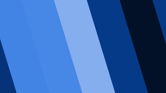 Vertical color stripes animation in blue shades. Vertical color stripes abstract digital pattern. Vertical color stripes modern motion graphic background on black.