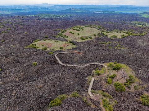 Kula Volcanic Geopark and Volcanic Cones in Manisa, Turkey